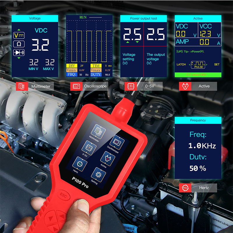 Power Tools In Automotive - Newest Topdiag Power Probe P100 Pro
