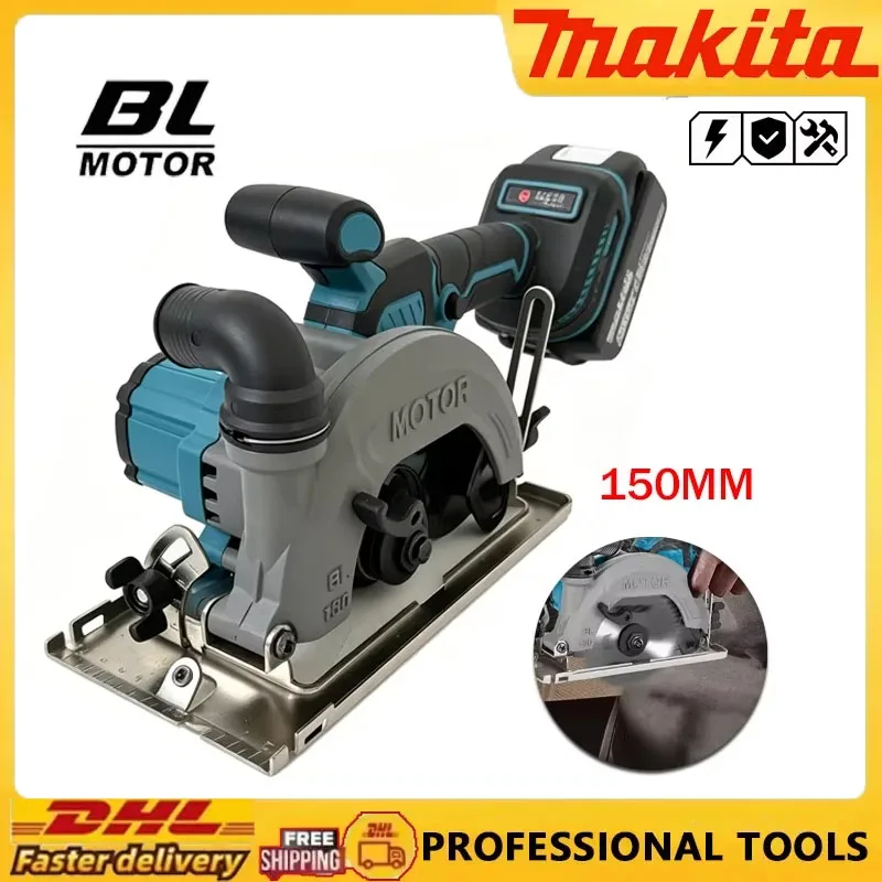 Circular Saw Cordless - Makita 150mm Handheld Cordless Electric Brushless