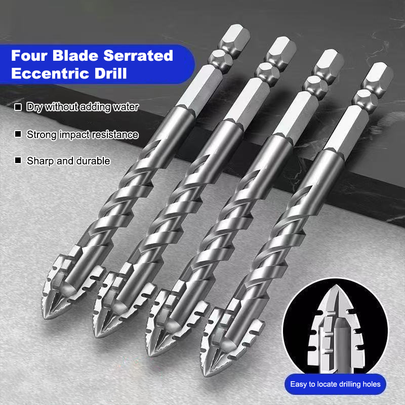 Tile Cutter Electric - 1/7pcs Tungsten Steel Serrated Drill Bit