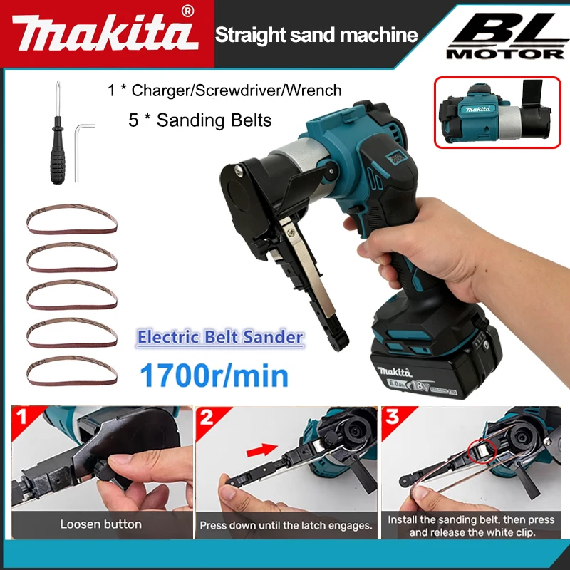 Belt Sander Portable - Makita Cordless Brushless Mini Belt Sander