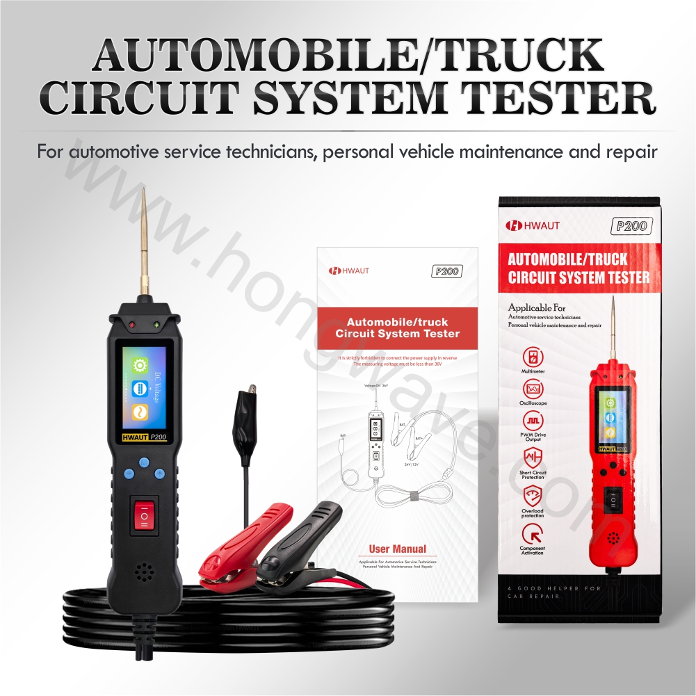 Power Tools In Automotive - HWAUT P200 Smart Car Circuit Tester