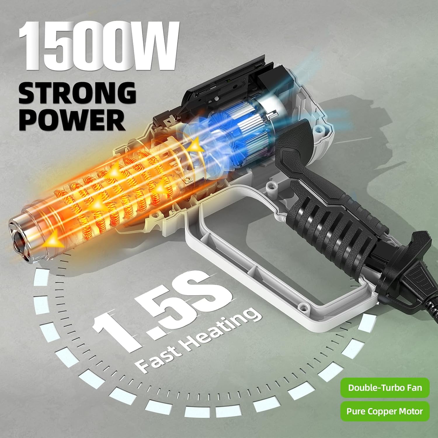 Hot Air Gun with LCD 12 Variab - Heat Gun Variable 评论和价格
