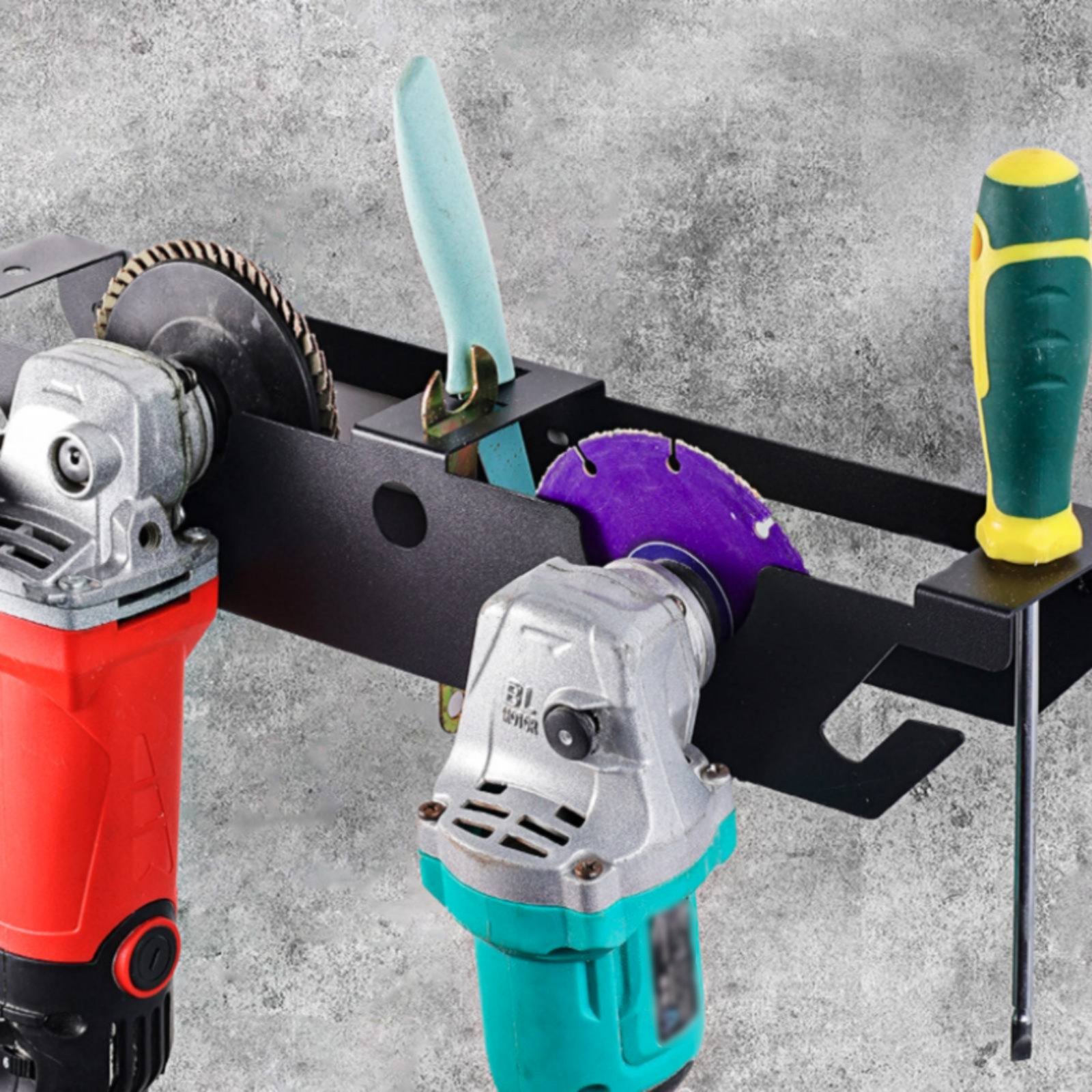 4 Bay Angle Grinder Rack Heavy - Power Tools Workshop 评论和价格