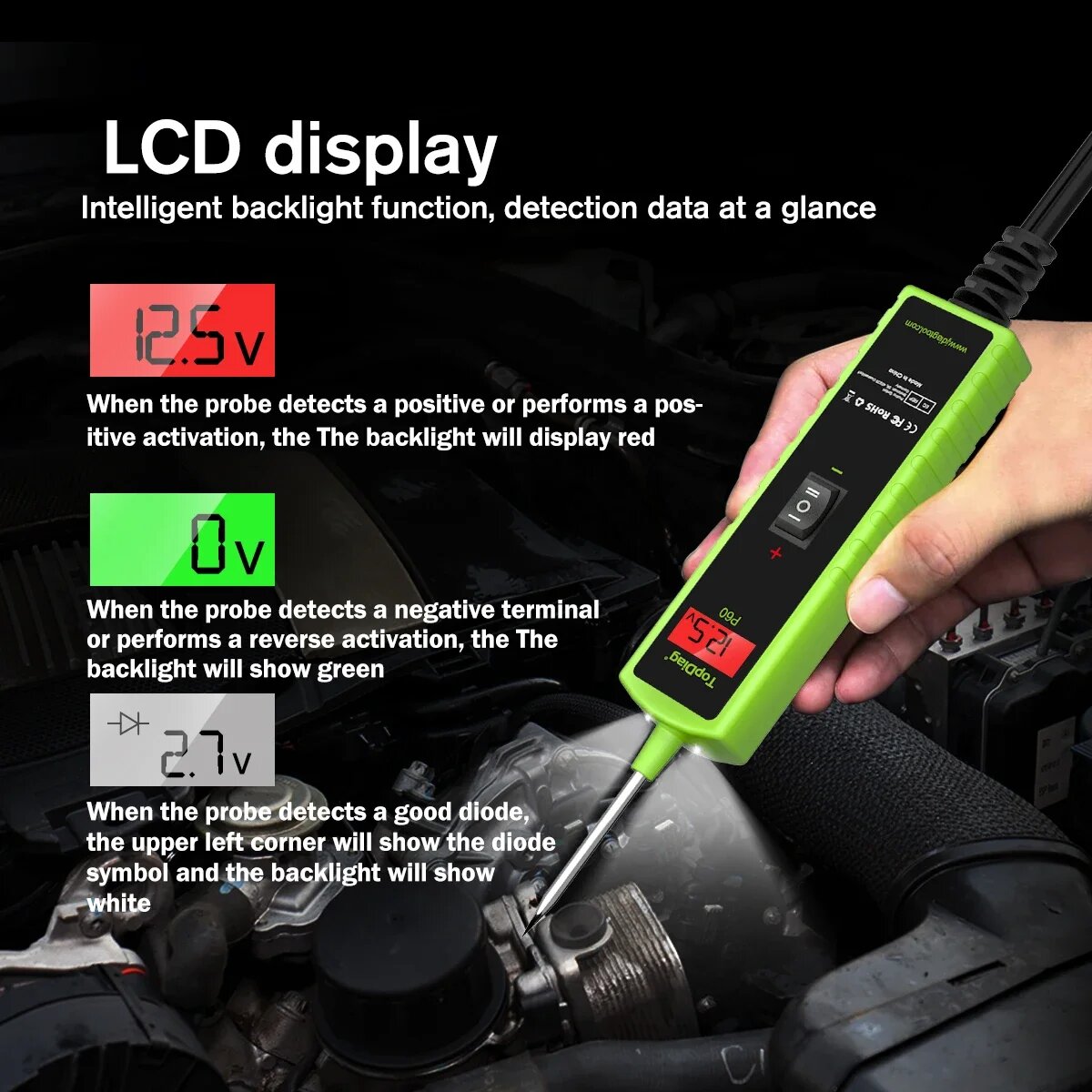 Jdiag P60 Automotive Power Cir - Power Tools In Automotive 评论和价格