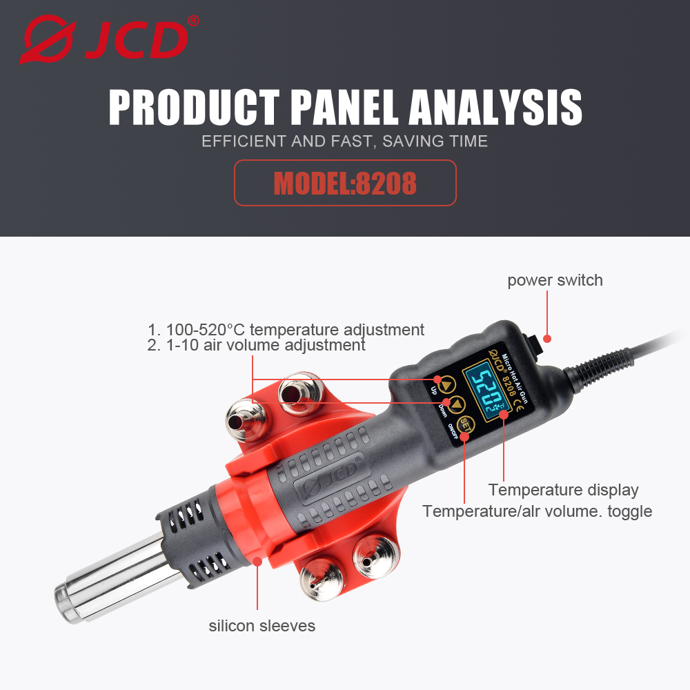 JCD 750W Micro Heat Gun Rework - Heat Gun Variable 评论和价格