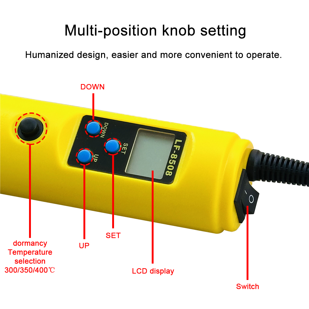 LCD Digital Heat Hot Air Gun D - Heat Gun Variable 评论和价格