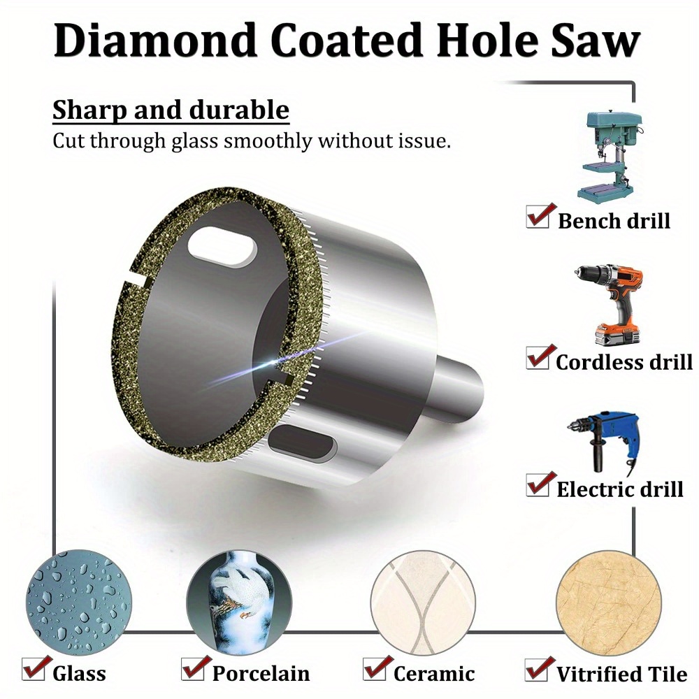 10 Piece Diamond Coated Drill  - Power Tools Workshop 评论和价格