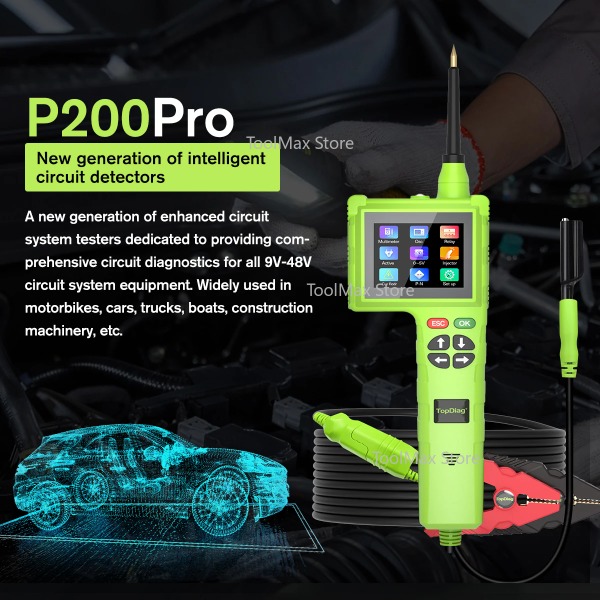 JDiag P200 12V 24V Power Probe - Power Tools In Automotive 评论和价格