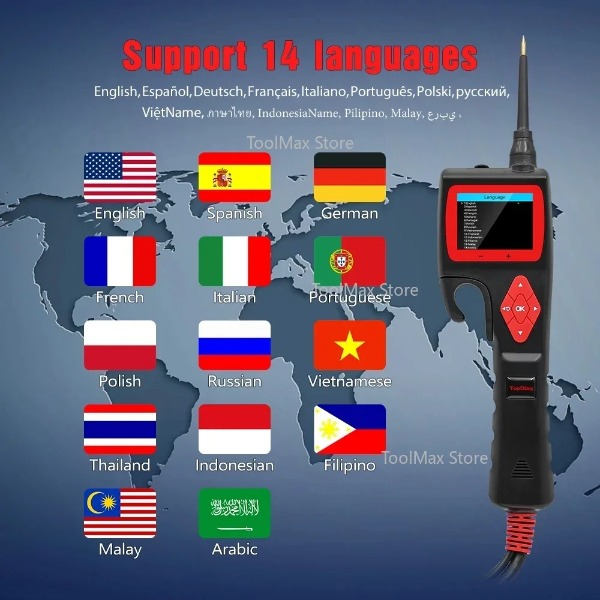 JDiag P200 12V 24V Power Probe - Power Tools In Automotive 评论和价格