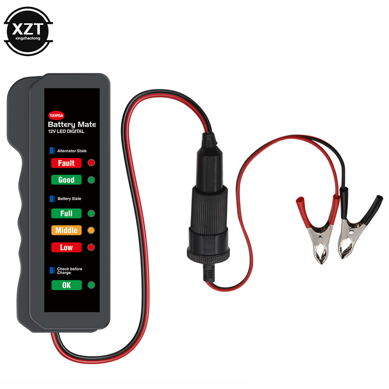Car Battery Tester 6 LED Displ - Power Tools In Automotive 评论和价格