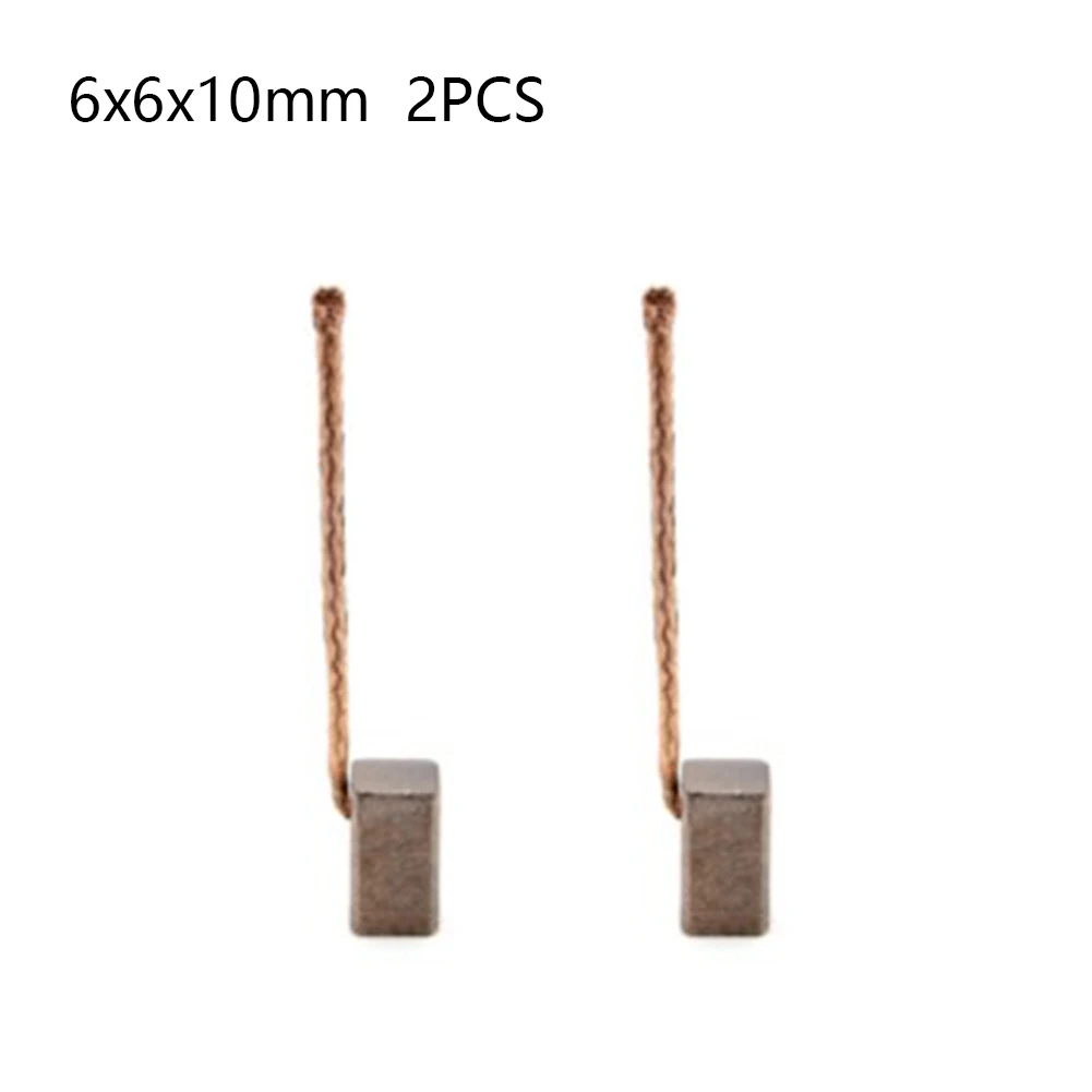 2 10Pcs 6x6x10mm Carbon Brush  - Power Tools In Automotive 评论和价格
