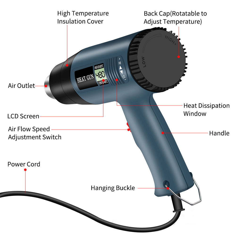 2000 Watts Fast Heating Variab - Heat Gun Variable 评论和价格